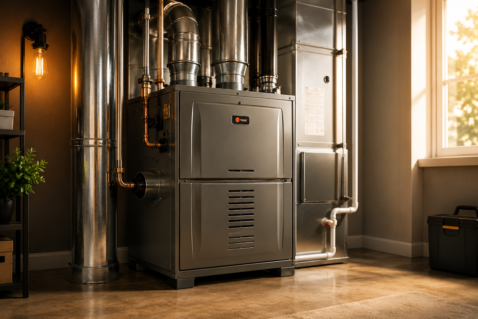 Residential furnace heating system
